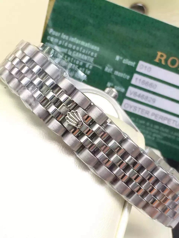 精仿勞力士女裝日誌型 精鋼錶殼 瑞士2824機芯 機械女士腕錶￥4880-精仿勞力士