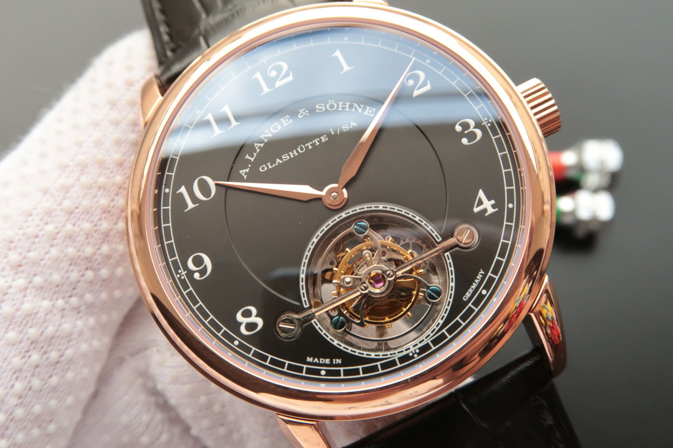 LH朗格1815繫列730.32手動陀飛輪皮帶手錶￥5980-精仿朗格