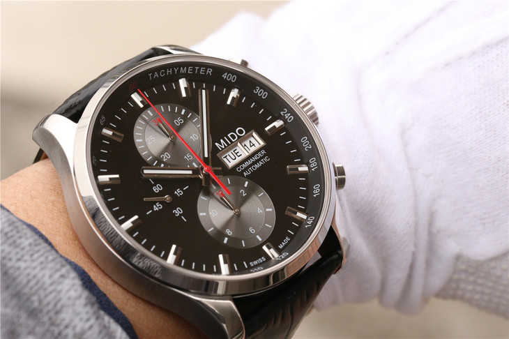 一比一精仿美度指揮官M016.414多功能7750計時機芯男士機械手錶￥3480-精仿美度