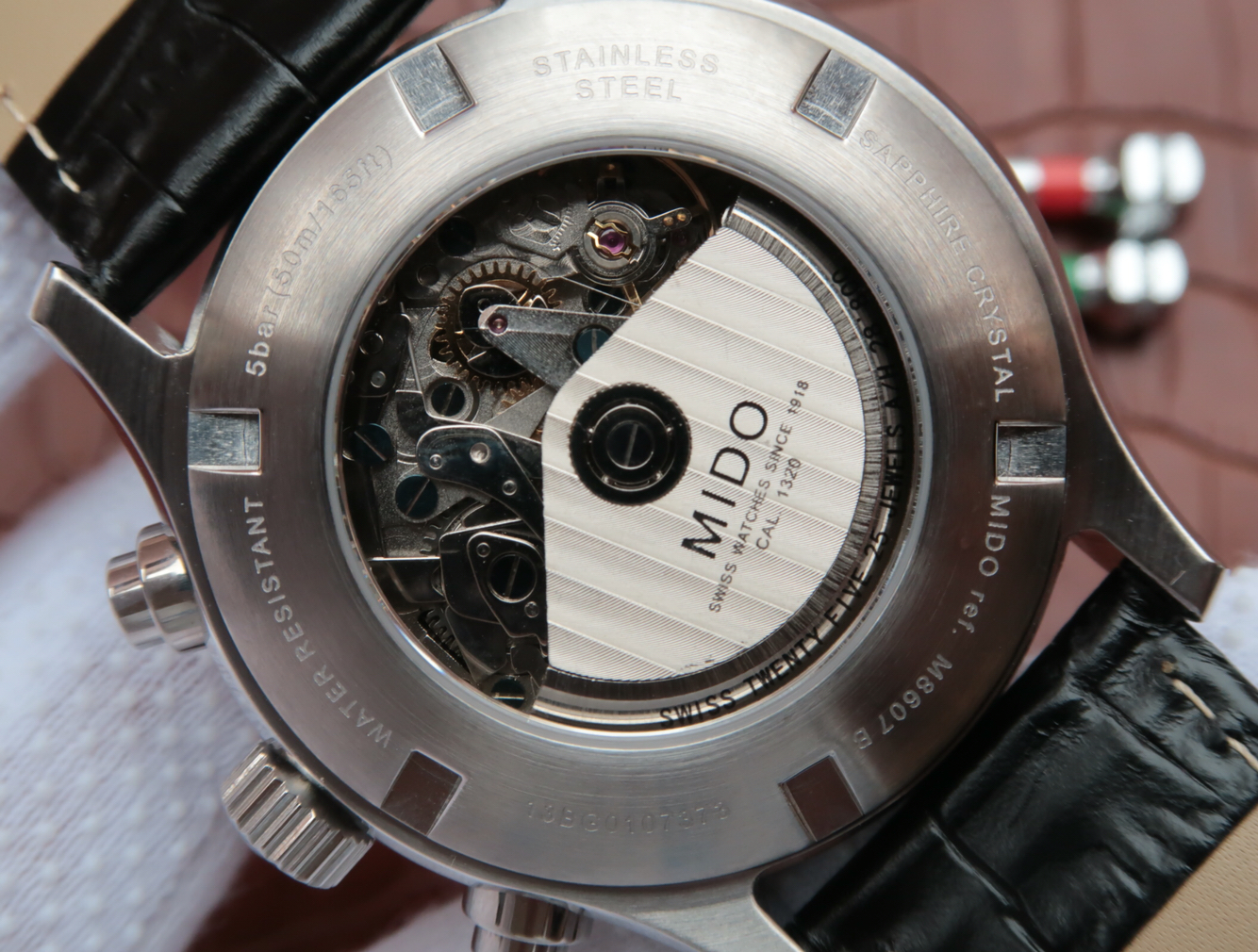 MC美度舵手繫列M005.614.16.061.00男士機械計時手錶￥3480-精仿美度